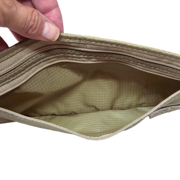 Eagle Creek Khaki Undercover Money Belt Elastic Adjustable Waist Band Zipper - Picture 5 of 10